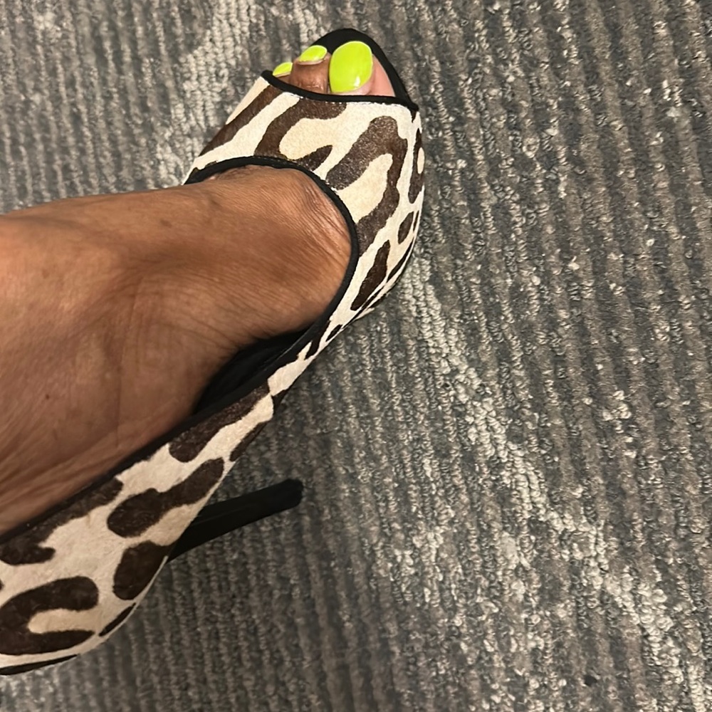 ALDO mohair stiletto heels